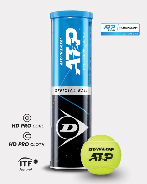 Tenisové loptičky DUNLOP ATP 18 dóz - 