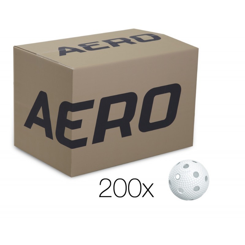 Florbal / Loptičky / Aero Ball White 200 Box