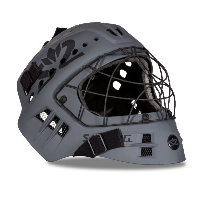 Salming Phoenix Elite Helmet Dark Grey - 