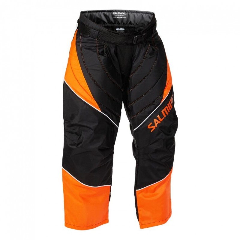 Salming Atlas Goalie Pant JR Orange/Black - 