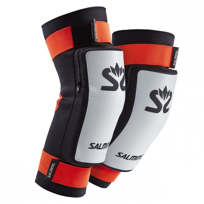 Salming E-Series Kneepads White/Orange - 