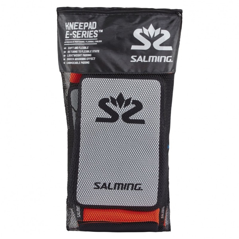 Salming E-Series Kneepads White/Orange - 