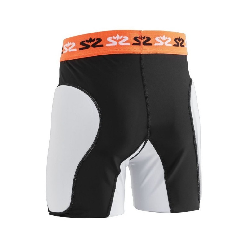 Salming E-Series Protective Shorts White/Orange - 