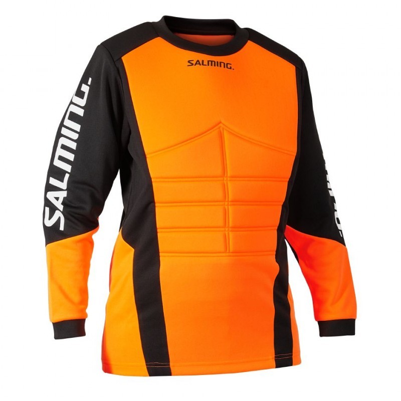 Salming Atlas Goalie Jersey JR Orange/Black - 