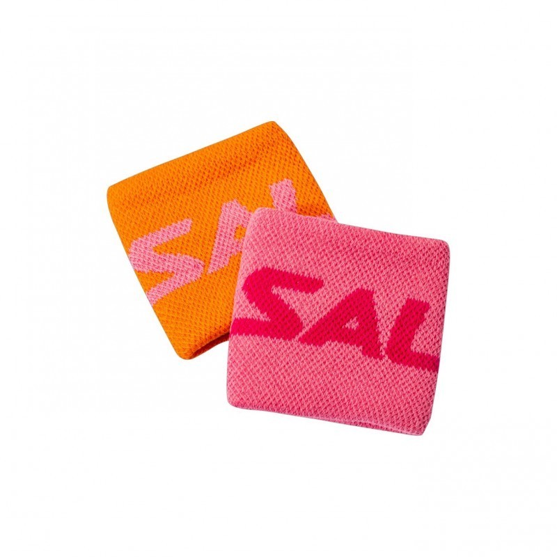 Salming Wristband Short 2-pack Orange/Pink - 