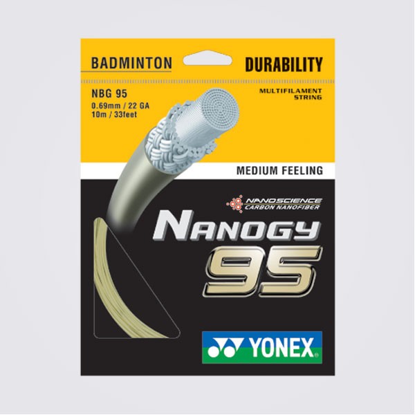Bedmintonový výplet NANOGY 95 COSMIC GOLD 10 m - 