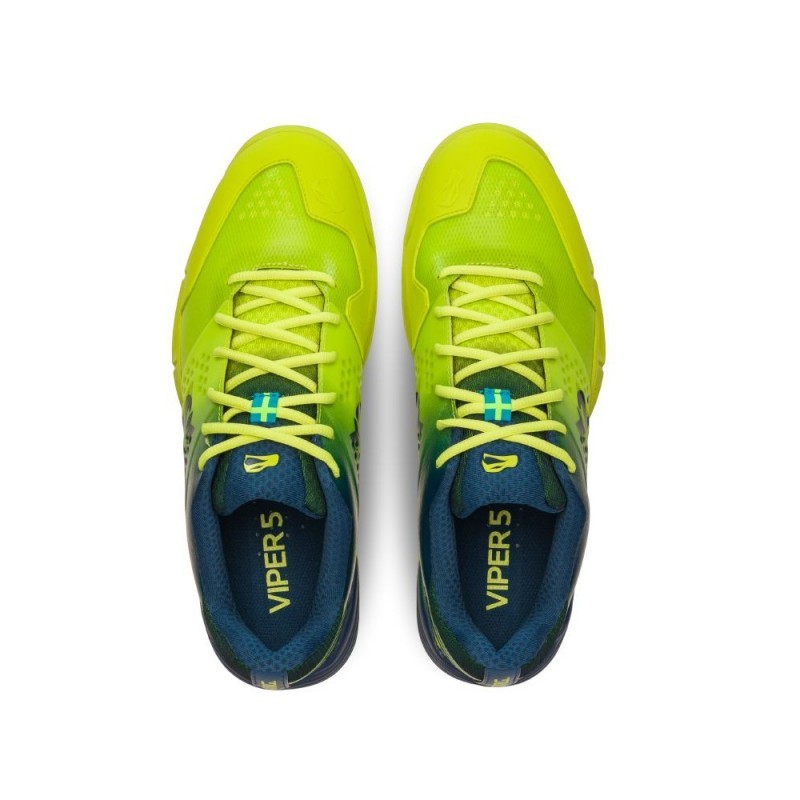 Salming Hawk 2 Shoe Men Fluo Green/Navy - 