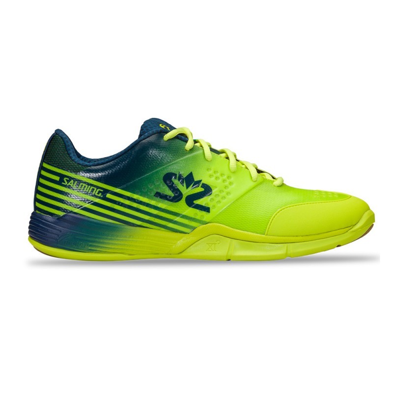 Salming Viper 5 Shoe Men Fluo Green/Navy - 