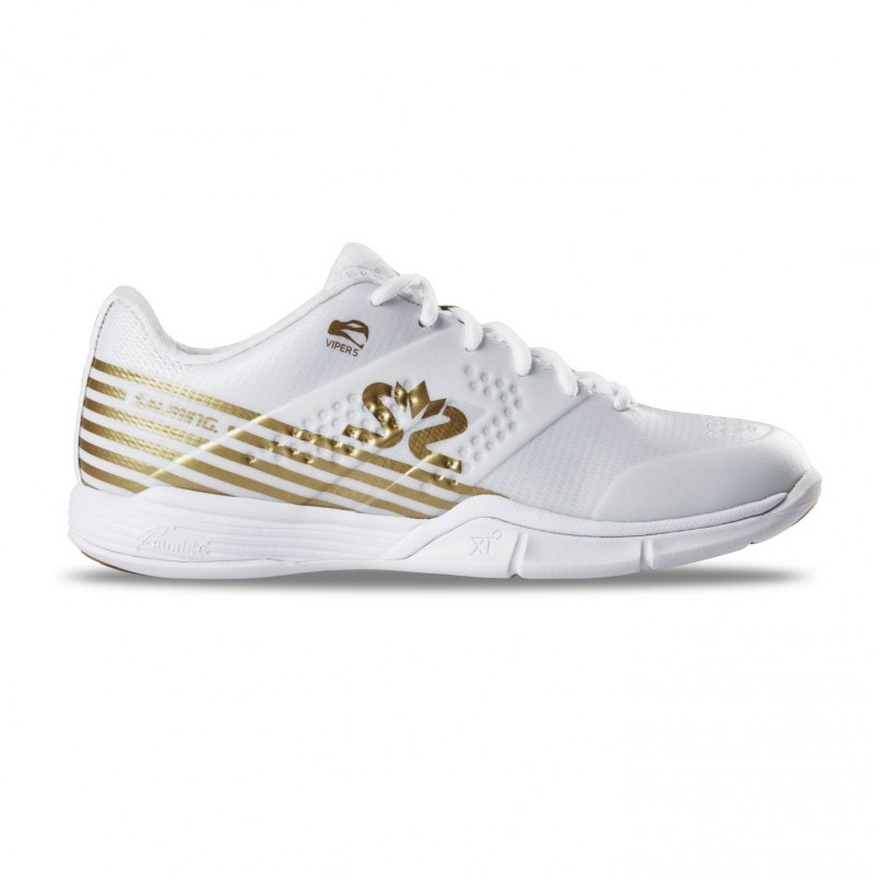 Florbal / Obuv / Salming Viper 5 Shoe Women White/Gold