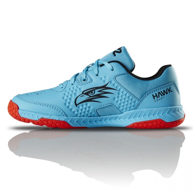 Salming Hawk Court Shoe Jr Blue/Red - 