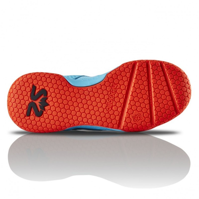 Salming Hawk Court Shoe Jr Blue/Red - 