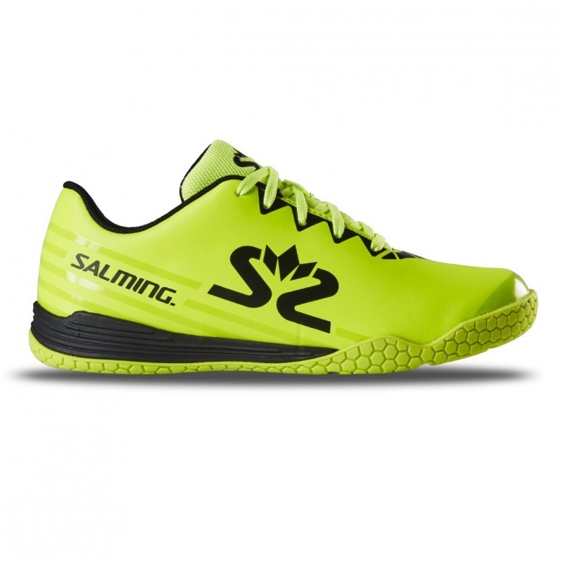 Salming Spark Shoe Kid Fluo Yellow/Black - 