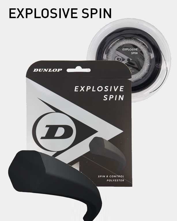 Tenisový výplet Dunlop EXPLOSIVE SPIN (17G / 1,25  - 